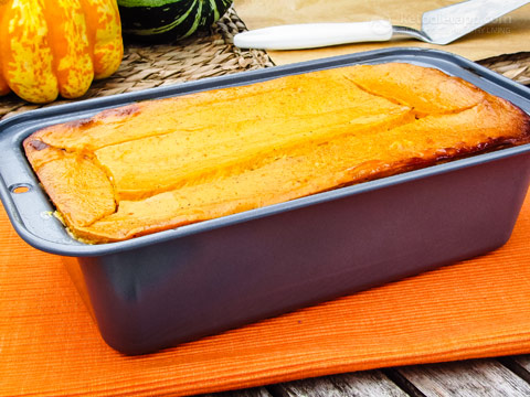 Low-Carb Pumpkin & Orange Cheesecake Bread