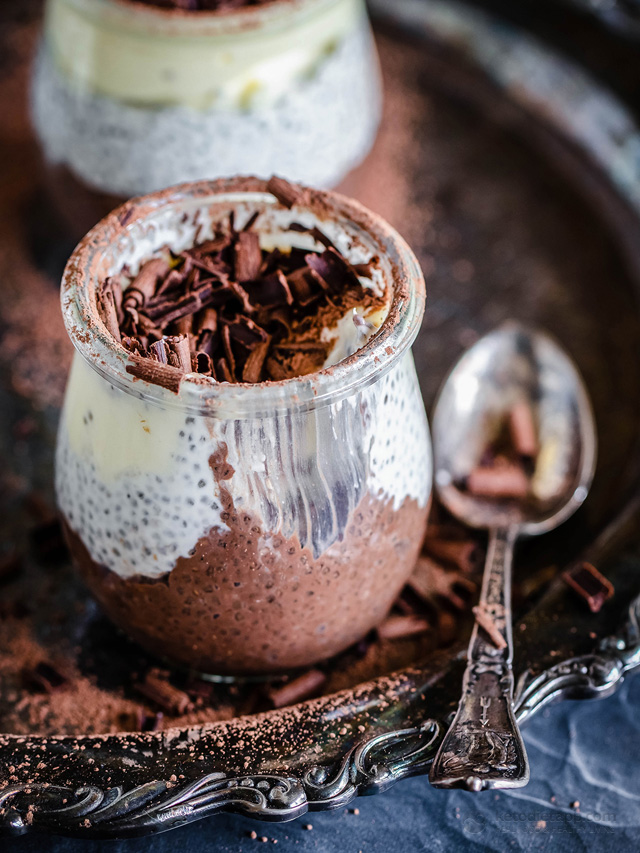 Keto Tiramisu Chia Pudding
