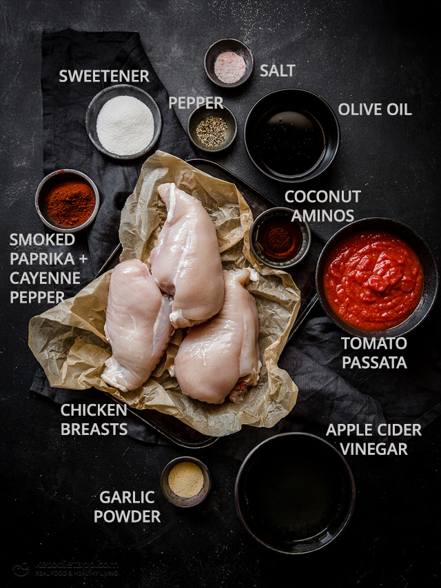 Low-Carb Sweet & Smoky Pulled Chicken