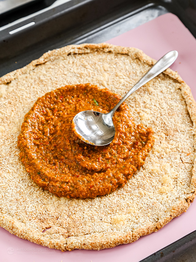 Thin Keto Pizza Crust