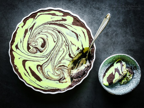 Keto Chocolate & Mint Cheesecake Mousse (no-bake, low-carb, sugar-free) Keto Chocolate & Mint Cheesecake Mousse