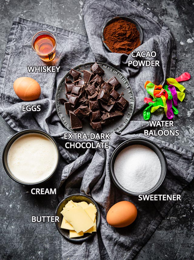 Boozy Keto Chocolate Mousse Bowls