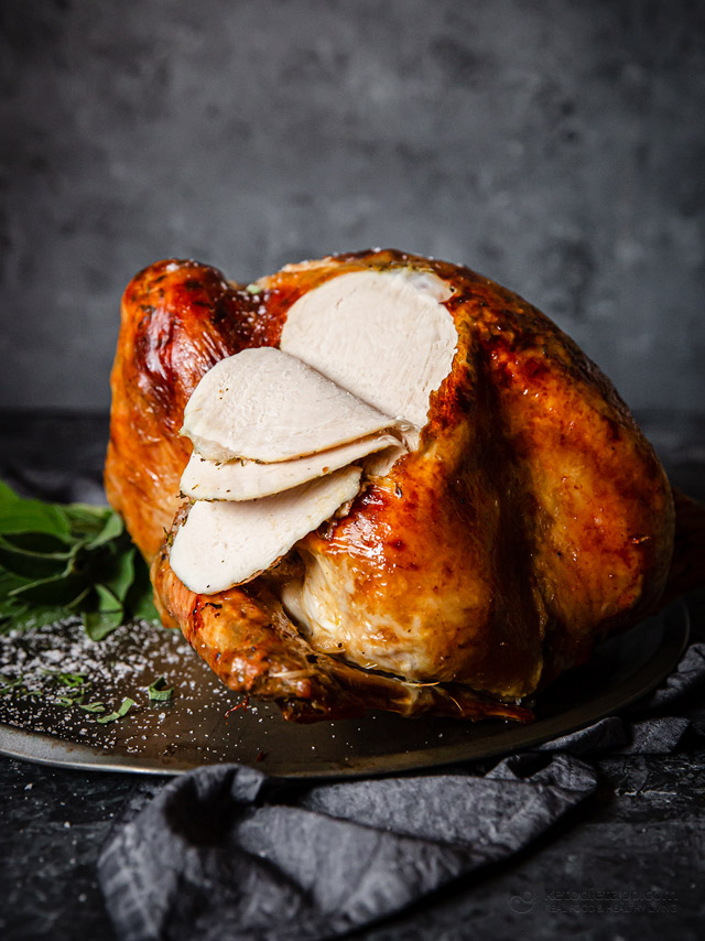 Butter Blanketed Roast Turkey