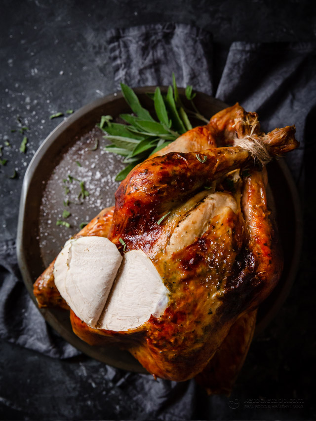 Butter Blanketed Roast Turkey