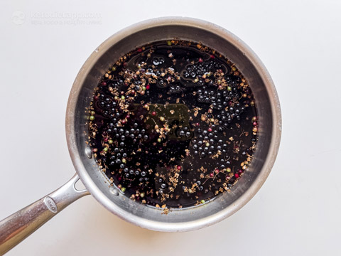 Sugar-Free Elderberry Cordial (Low-Carb Elderberry Syrup)