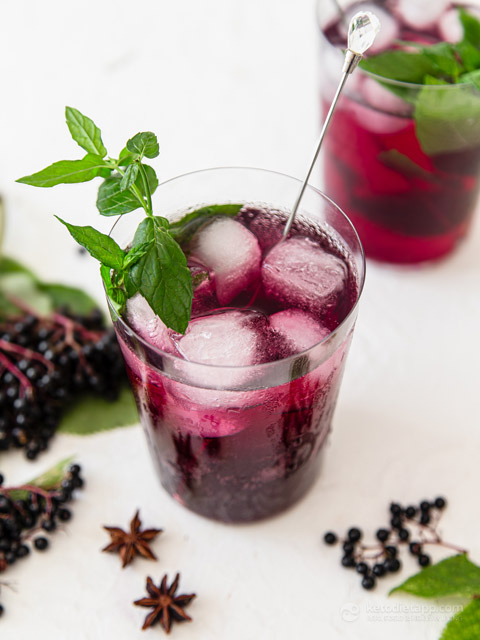 Sugar-Free Elderberry Cordial (Low-Carb Elderberry Syrup)