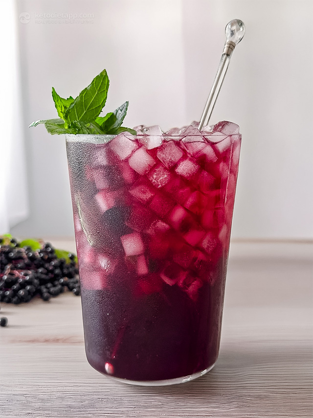 Sugar-Free Elderberry Cordial (Low-Carb Elderberry Syrup)