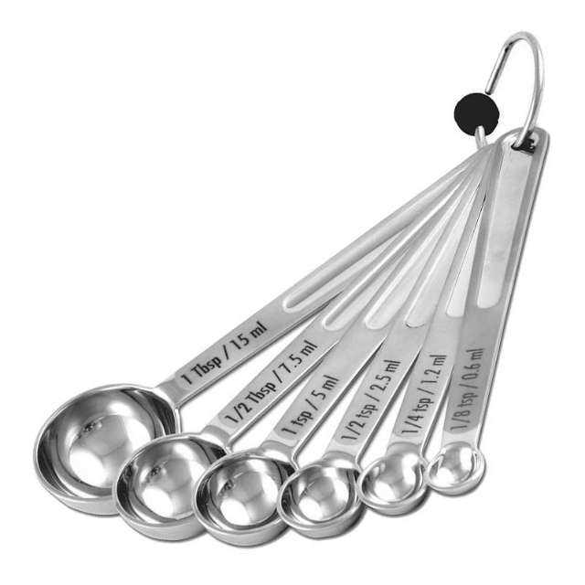 CIA Masters Collection 6 Piece Measuring Spoon Set