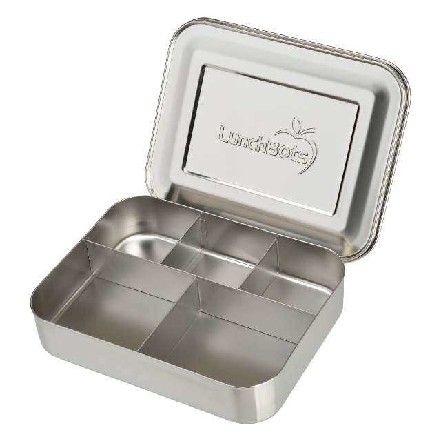 LunchBots Bento Cinco Large Food Container