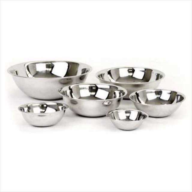 Set of 6 Stainless Steel Mixing Bowls